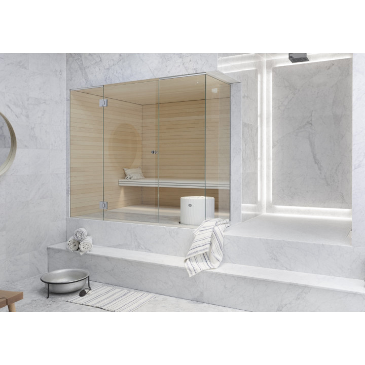 Soba sauna TULIKIVI RIITE, alba, fara panou de comanda