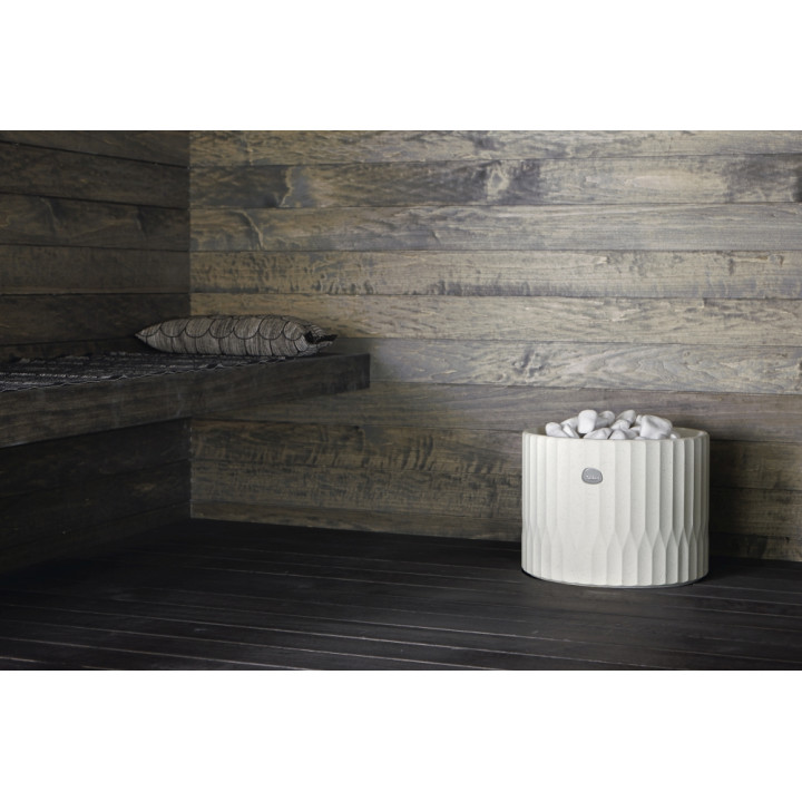 Soba sauna TULIKIVI RIITE, alba, fara panou de comanda