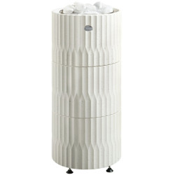 Soba sauna TULIKIVI RIITE, alba, cu panou de comanda