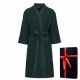 Halat de baie în cutie cadou, RENTO KENNO S/M, verde închis