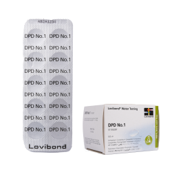 Tablete DPD 1 pentru testarea apei, pentru fotometru, determinarea conținutului de clor și brom, 10 tablete 