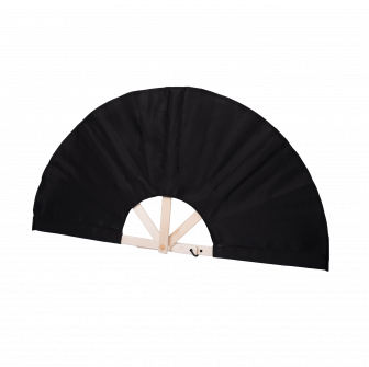 Ventilator de saună din material textil, negru