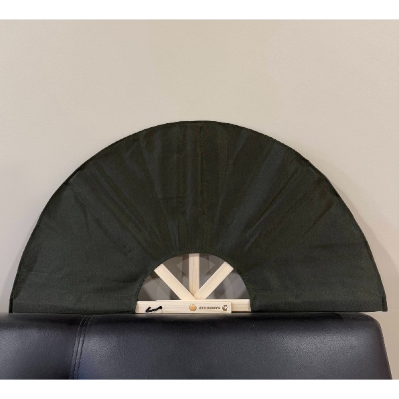 Ventilator de saună din material textil, verde închis