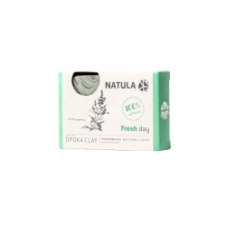 Sapun NATULA pentru fata si corp cu opoka rock si menta 100g 
