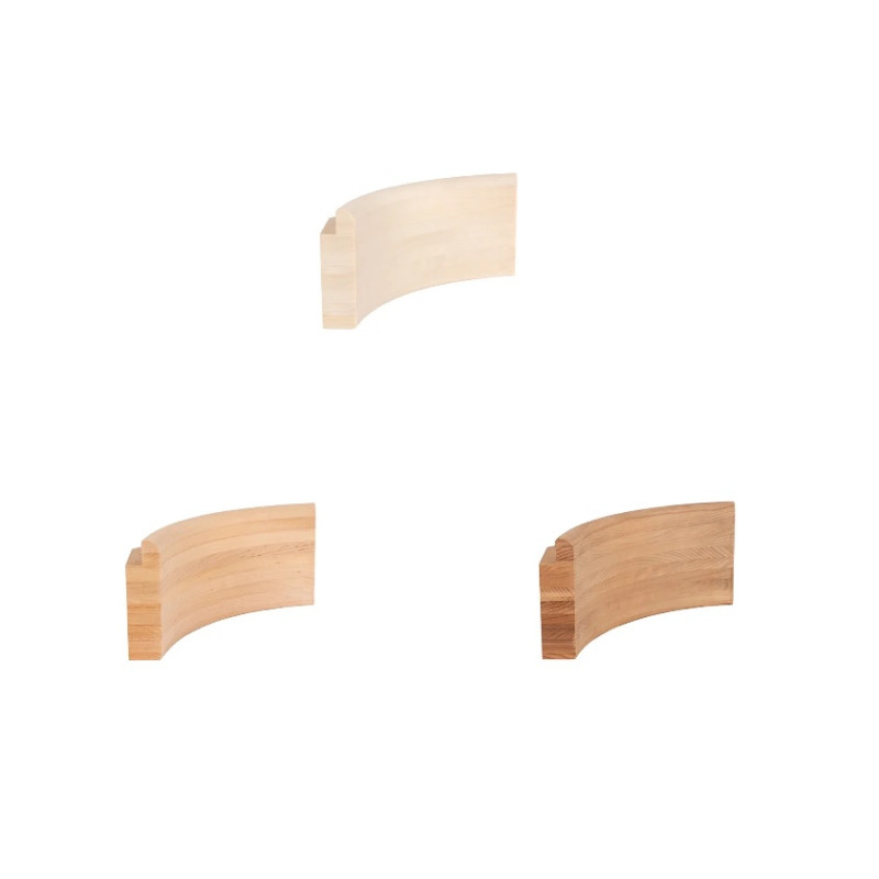 Arc interior pentru bănci modulare de saună, 40x140x330mm