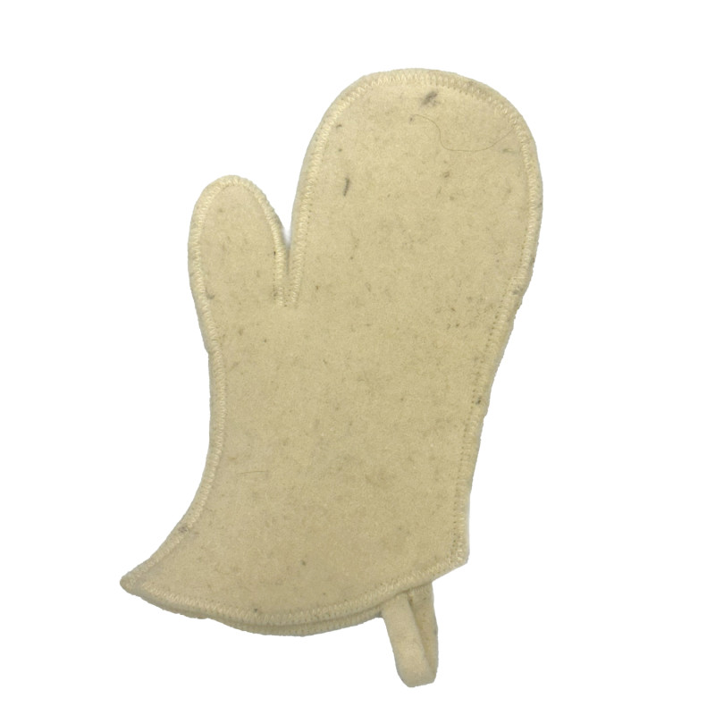 Mănușă de lână pentru saună