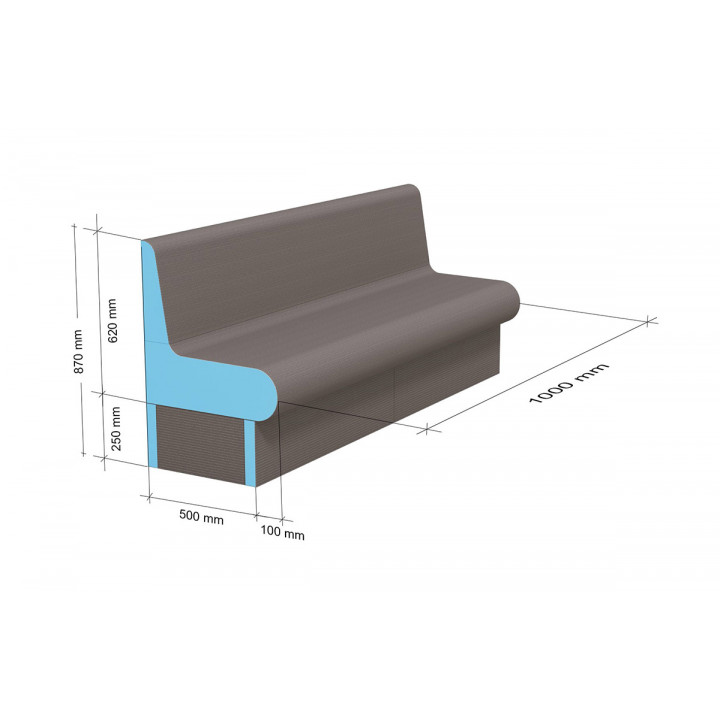 Scaun pentru saună cu aburi WEDI 1000mm