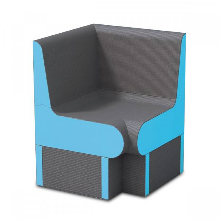 Scaun de colț pentru saună cu aburi WEDI 650mm
