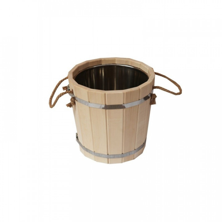 Cupă de saună cu inserție din oțel inoxidabil, 20 l