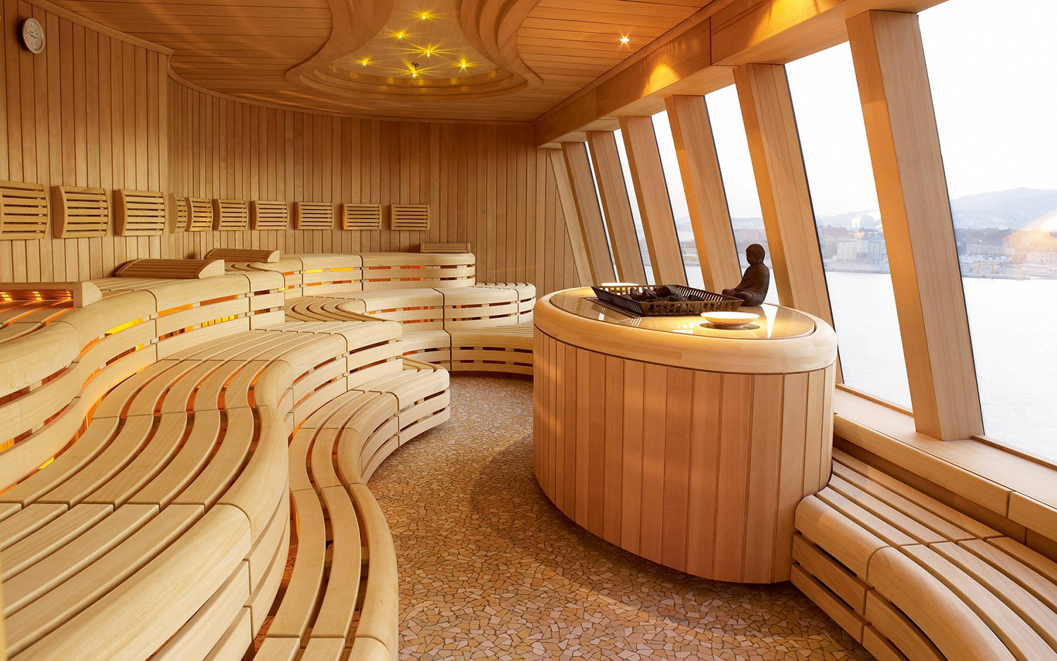 Saună din sticlă AIDA Cruises AIDA Cruises Glass Sauna