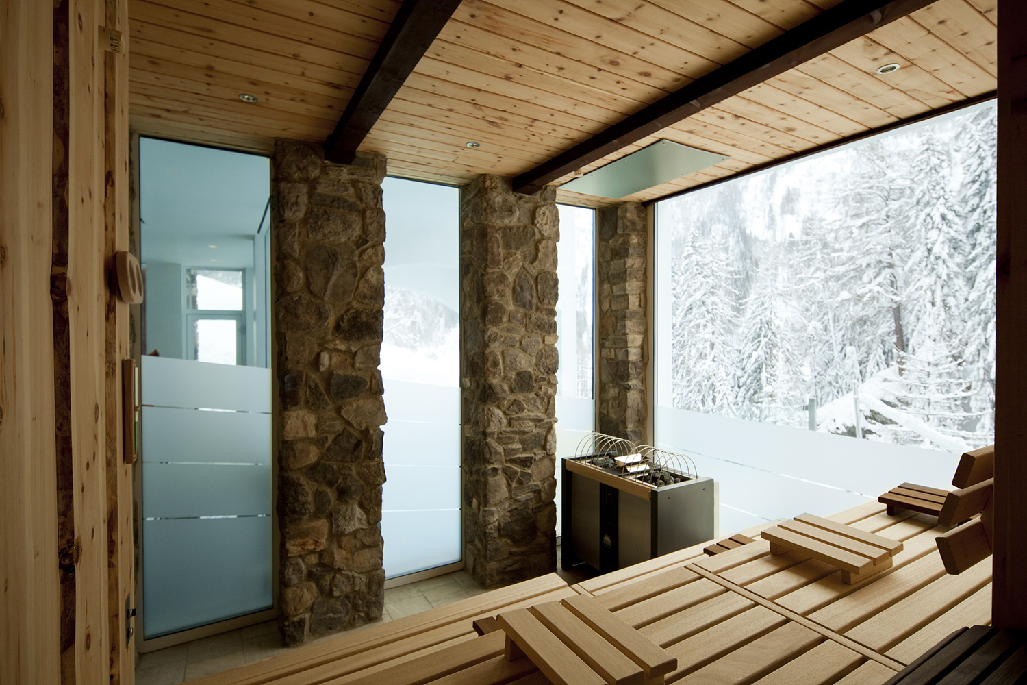 Saună la Hotelul Das Mooser Das Mooser Hotel Sauna