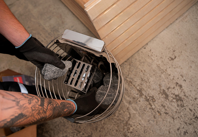 Pietre de saună și stratificarea lor în toamnă: TOP 3 scheme în funcție de fracții și fluxuri de aer