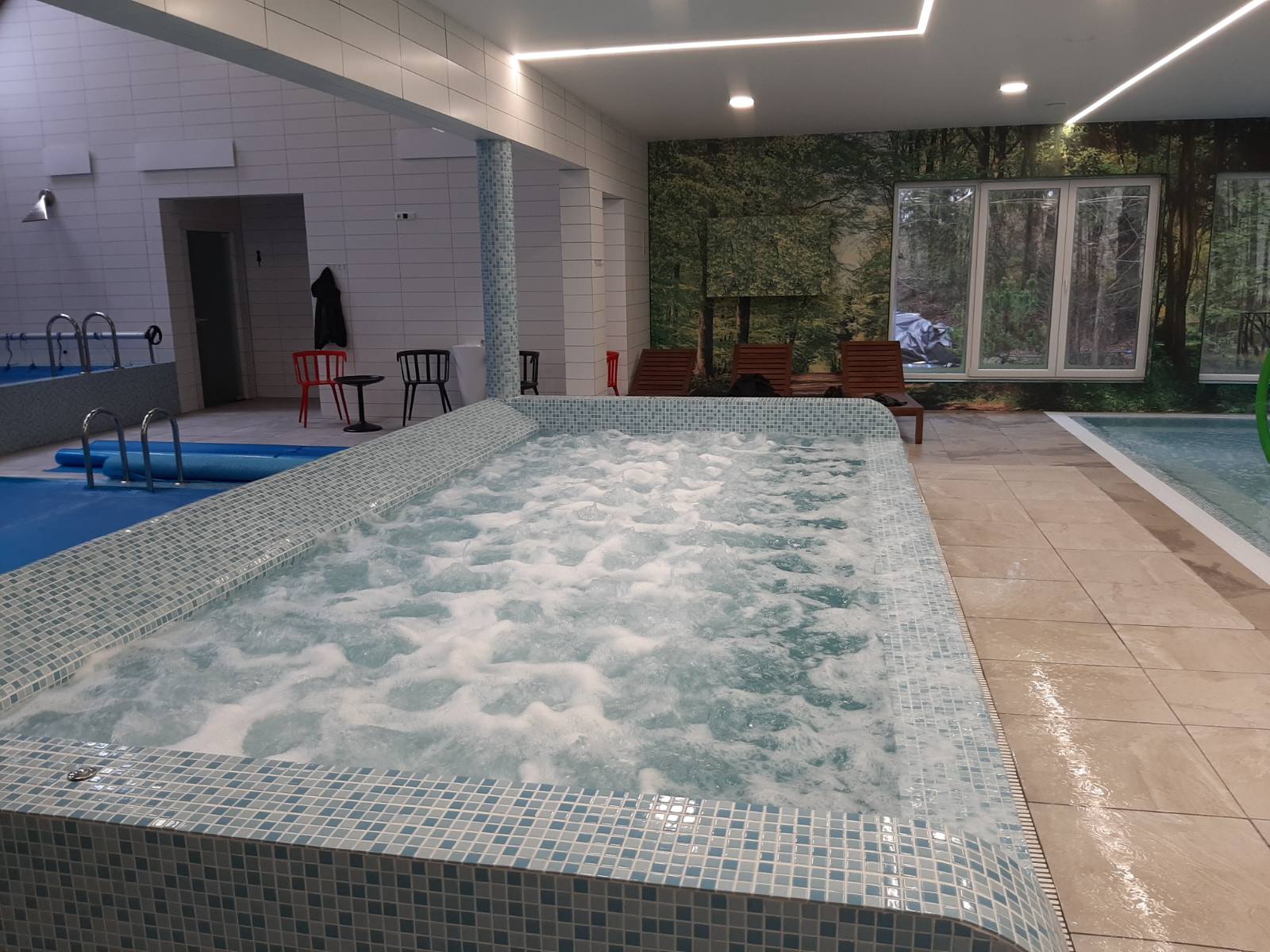 Piscine și saune din cartierul „Po ąžuolais”