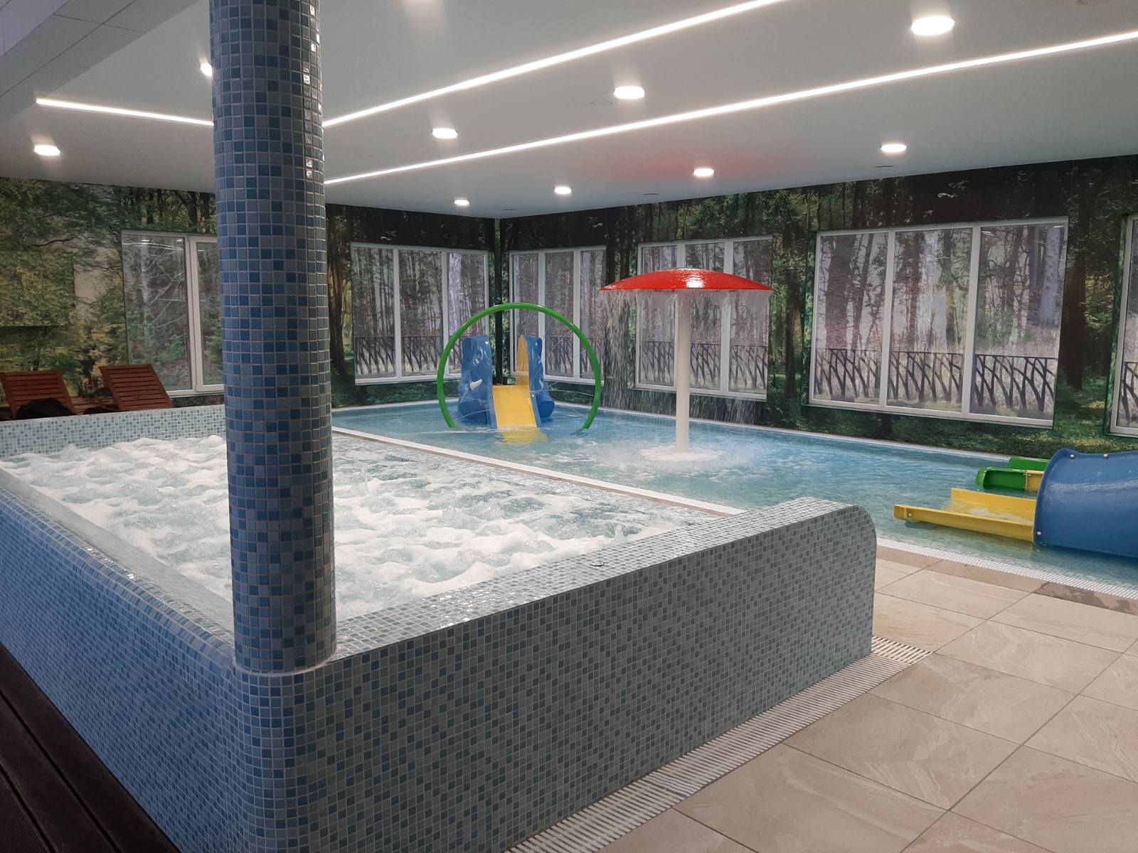 Piscine și saune din cartierul „Po ąžuolais”
