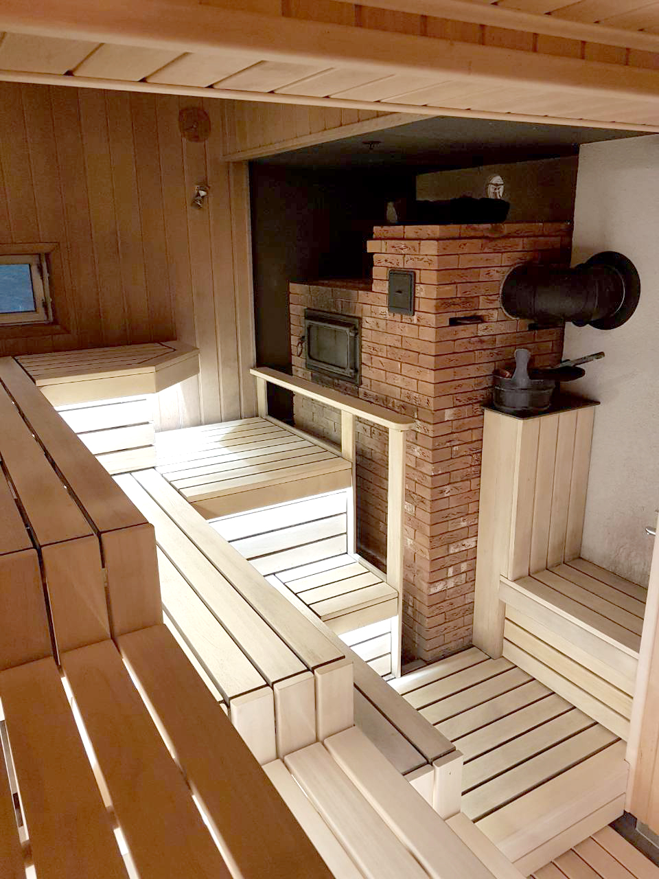 Renovarea camerei de aburi în "Vyšnių dvaras"
