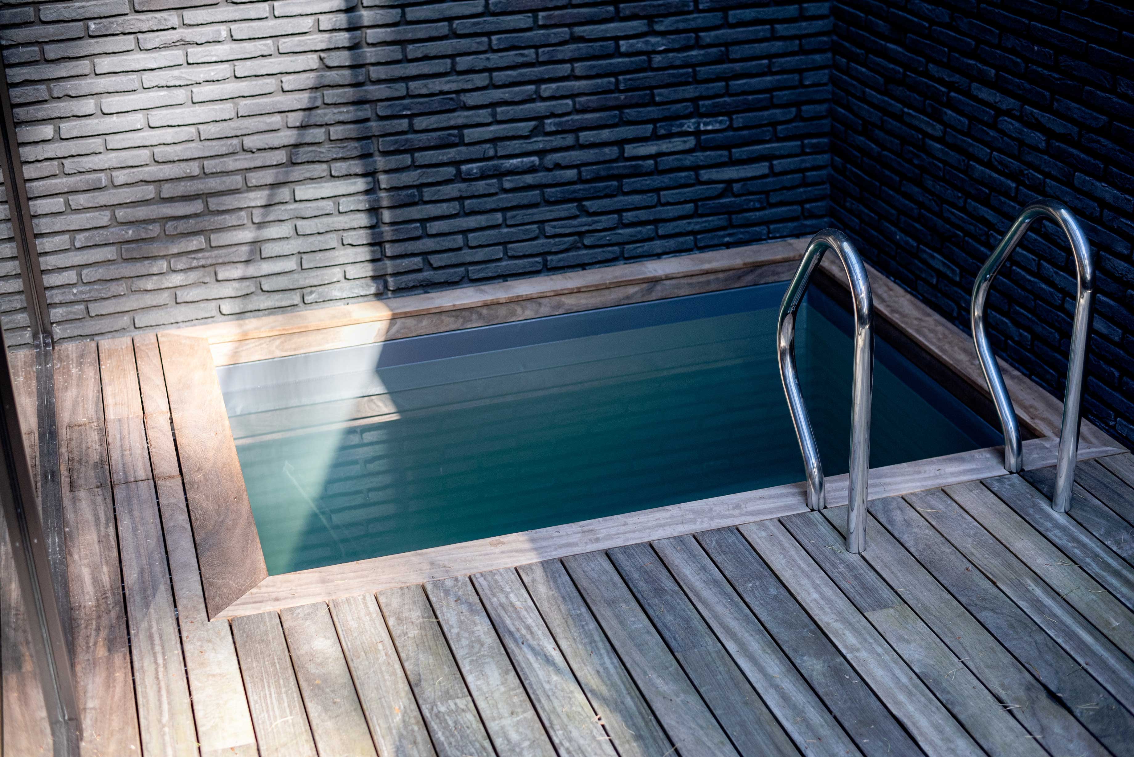 Proiect privat de saună cu infraroșu și piscină